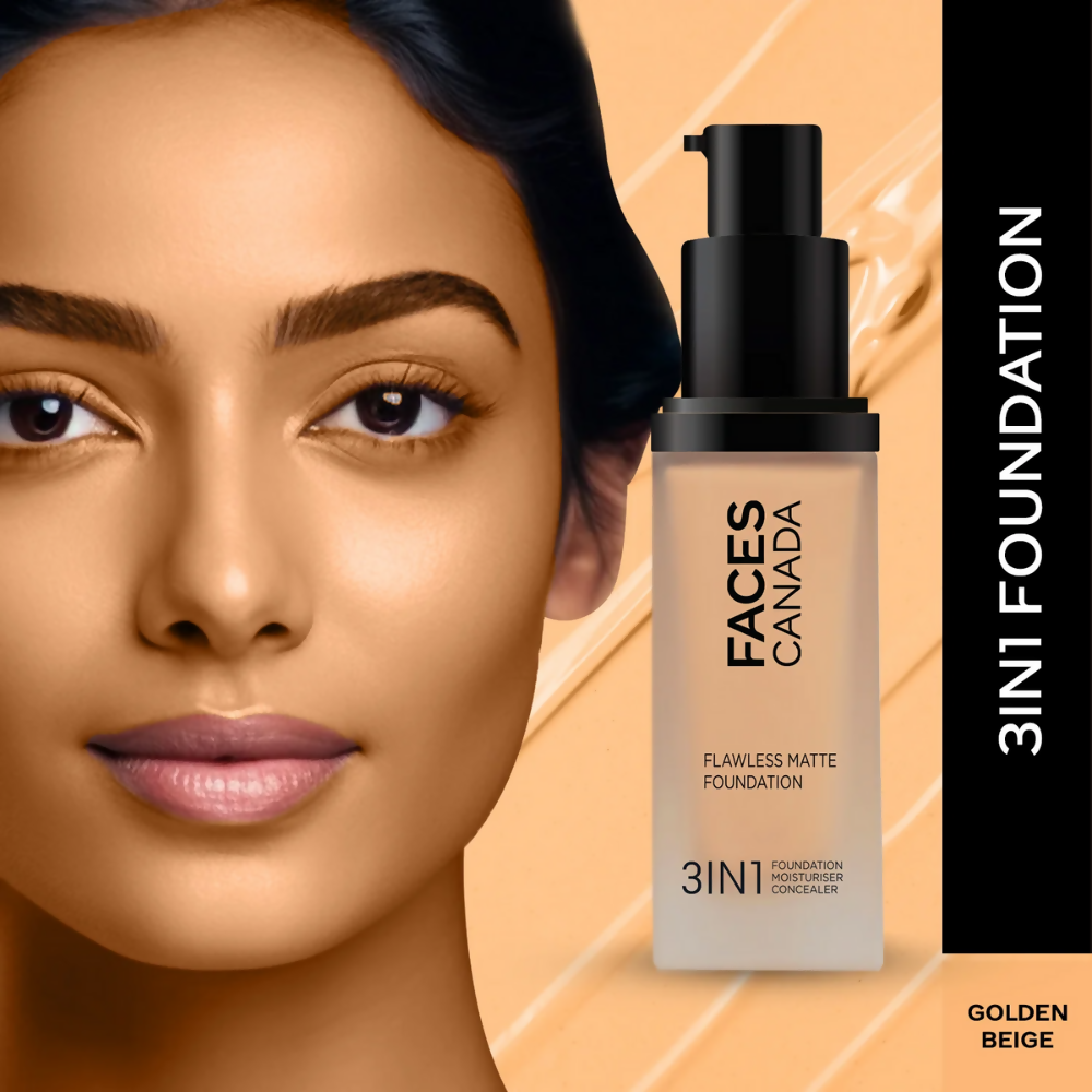 Faces Canada Flawless Matte Foundation - Golden Beige 032