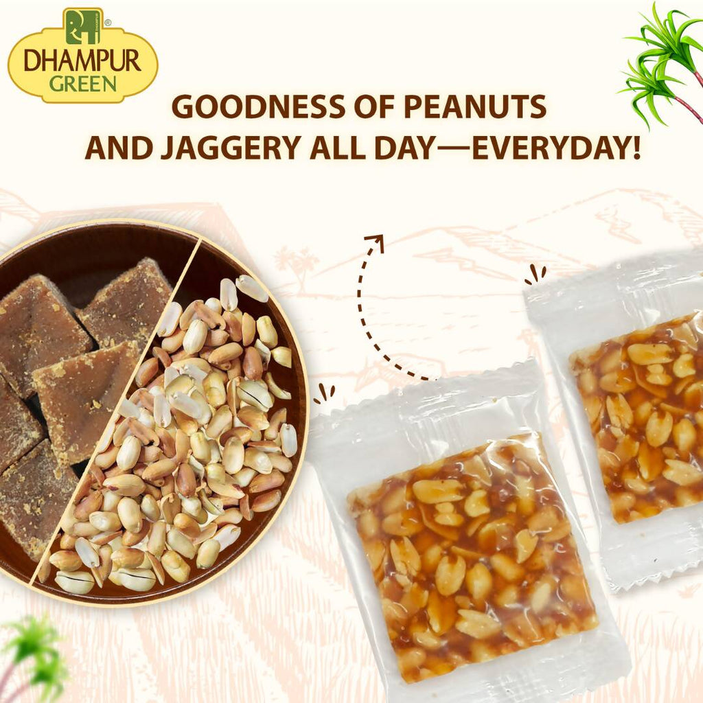 Dhampur Green Peanut Chikki - Distacart