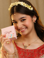 Ruby Raang Mannat Kundan Set - Distacart