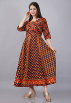 Vamika Multicolor Cotton Printed Party/Casual Wear Kurti (GAM28K)