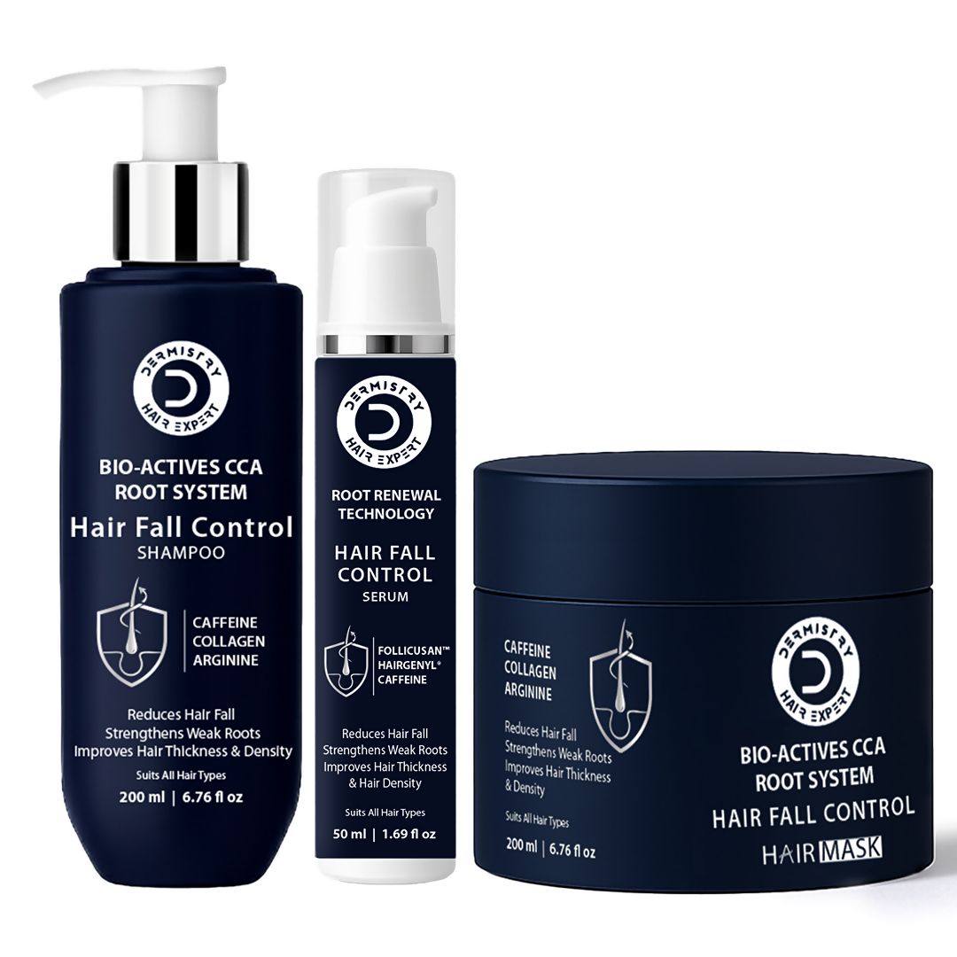Dermistry Follicusan Hairgenyl & Caffeine Anti Hair Fall Control Serum Mask & Shampoo - Distacart