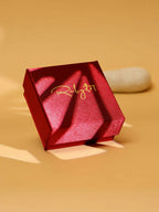 Gold Plated Kundan Necklace - Ruby Raang