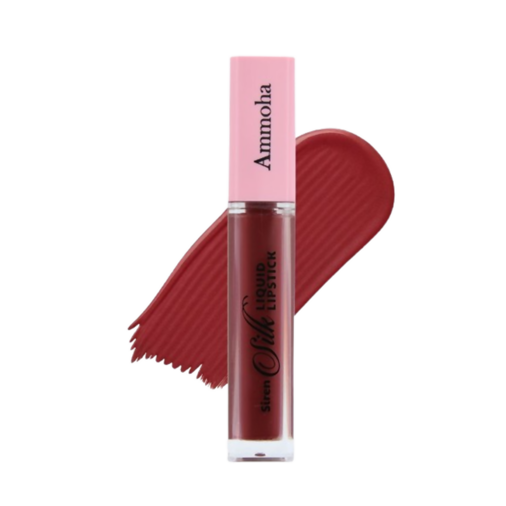 Ammoha Cosmetics Long-Lasting, Matte-Finished Wine Whispers Color Liquid Lipstick