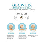 Love Earth Makeup Setting Spray Glow Fix, Infused With Niacinamide & Licorice