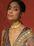 Golden Choker- Ruby Raang