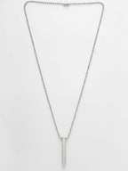 NVR Men's Silver Plated Chain With Pendant
