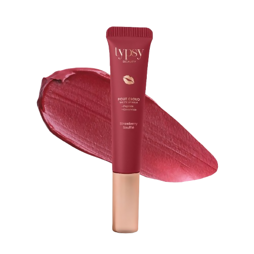 Typsy Beauty Pout Cloud Matte Lip Balm - Strawberry Souffle - Distacart