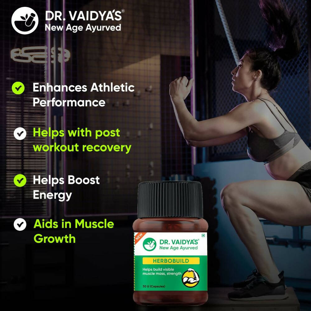 Dr. Vaidya's Herbobuild Capsules - Distacart