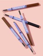 Florence by Mills Tint N Tame Eyebrow Pencil - Dark Brown
