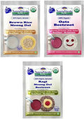 TummyFriendly Foods Stage2 Sprouted Porridge Mixes Trial Combo for 6 Months - Sprouted Ragi & Brown Rice, Oats, Dal & Vegetable - Distacart
