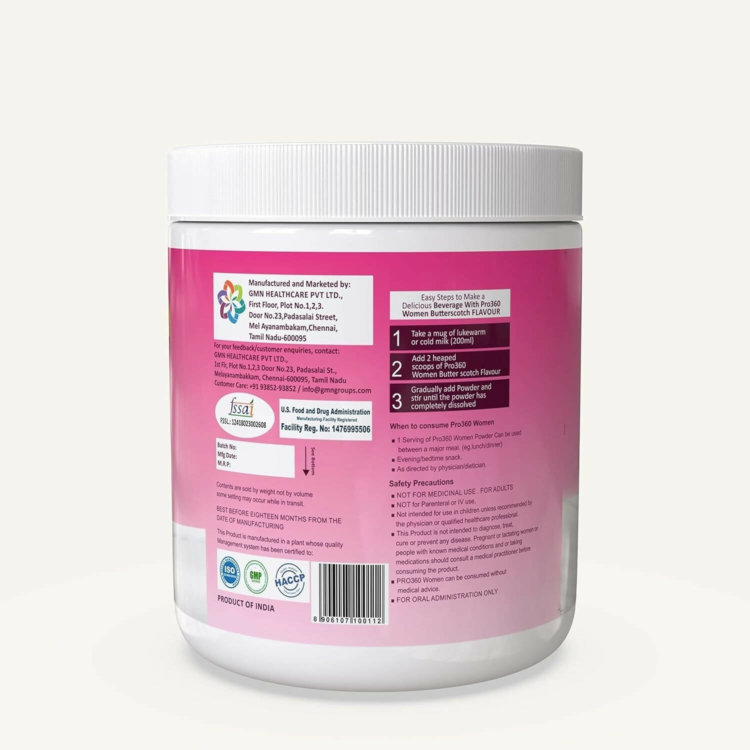 Pro360 Women Protein Powder Rich Nutritional - Distacart