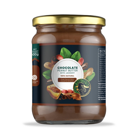 GirOrganic Premium Chocolate Finest Peanut Butter With Jaggery