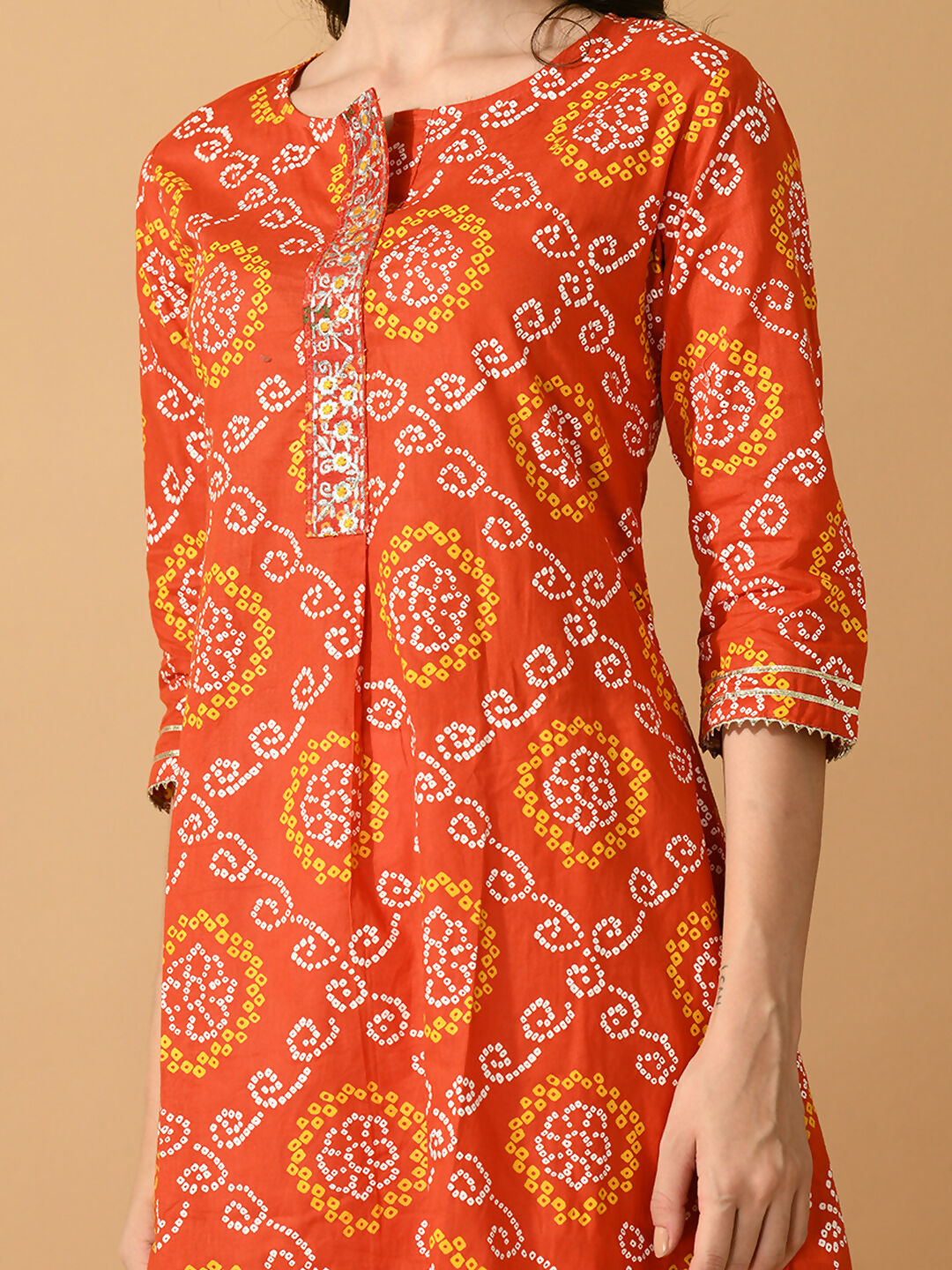 Myshka Women's Multi Flared Printed Festive Kurta