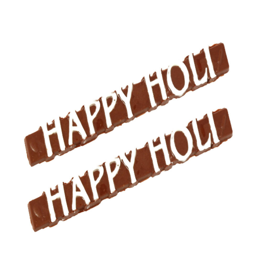 Ghasitaram Holi Gifts Chocolate - Happy Holi Chocolate Bars