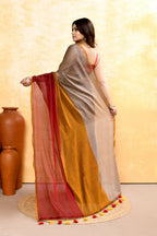 Piyari Fashion Women's Multi Embellished Handloom Cotton Saree - Distacart