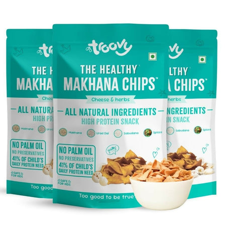 Troovy Makhana Chips Tasty & High Protein Snacks