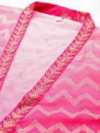 Ahalyaa Women's Traditional Wear Co-ods - Pink - Distacart