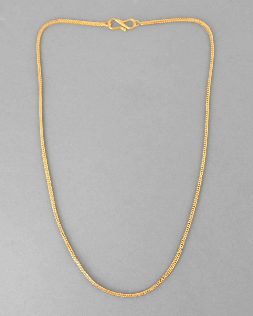 VOJ Gold-Polished Snake Chain For Women