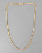 VOJ Gold-Polished Snake Chain For Women
