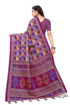 Vamika Multicolor Kalamkari Print With Jhalar Khadi Silk Saree (TANISHA WINE) - Distacart