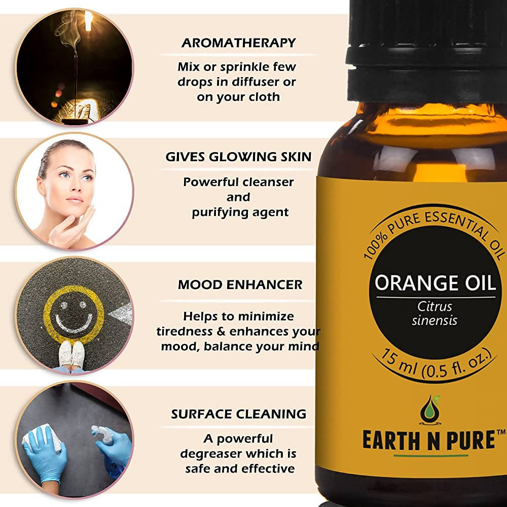Earth N Pure Rose & Orange Essential Oils
