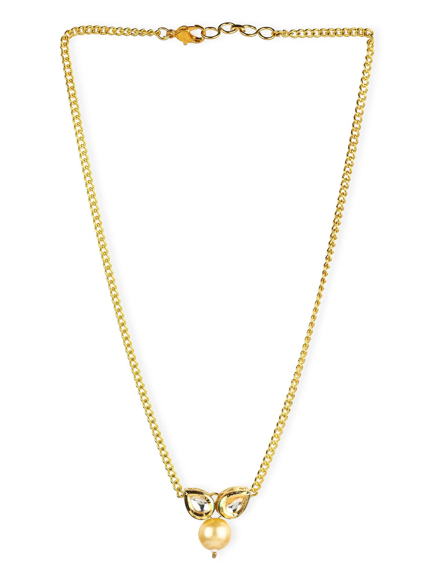 Women's Gold-Plated Necklace - Ruby Raang - Distacart