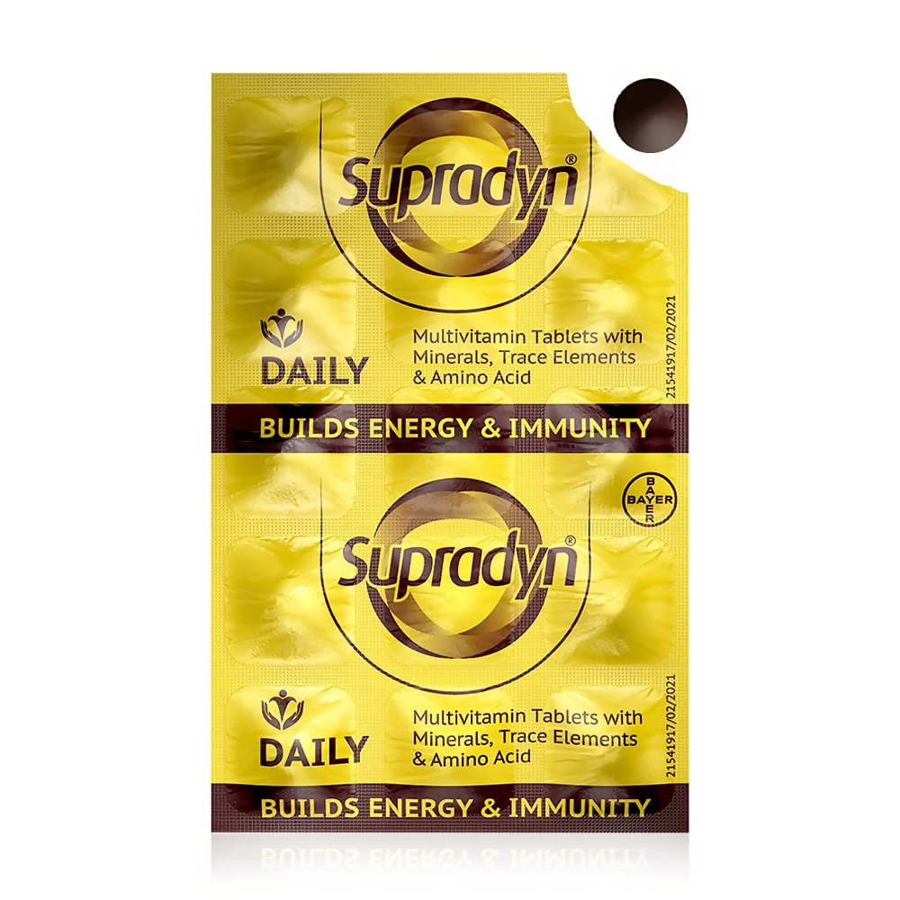 Supradyn Daily Multivitamin Tablets for Men & Women - Distacart