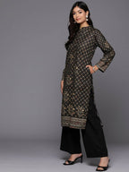 Ahalyaa Women's Traditional wear Kurta - Black