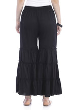 Mominos Fashion Reyon Cotton Black Palazzo - Distacart