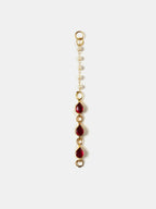 Ruby Raang Flower Earrings - Distacart