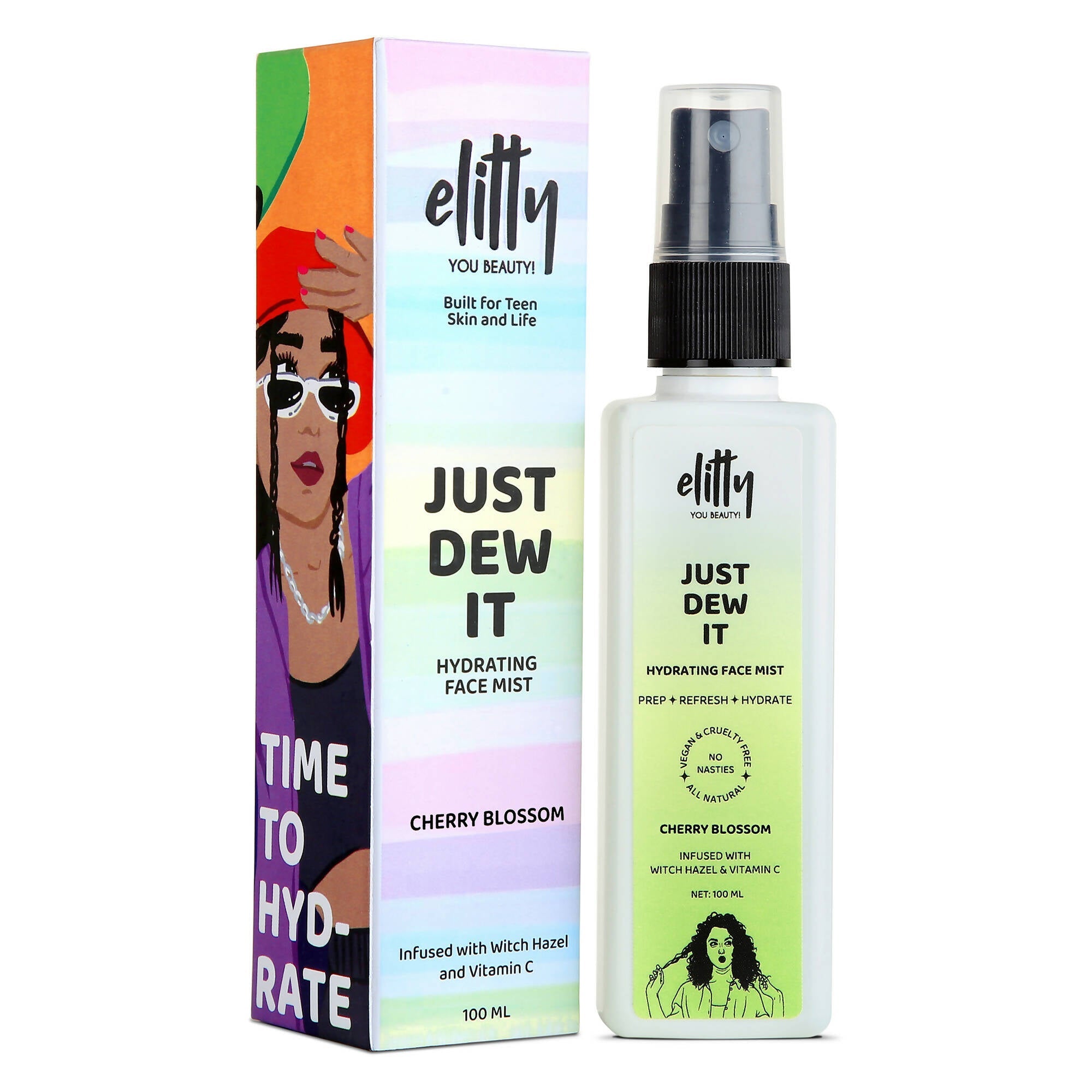 Elitty Just dew it - Hydrating Face Mist - Cherry Blossom