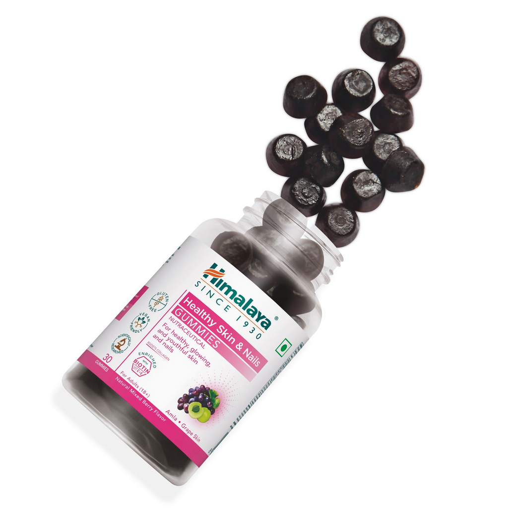 Himalaya Herbals Healthy Skin & Nail Gummies - Distacart