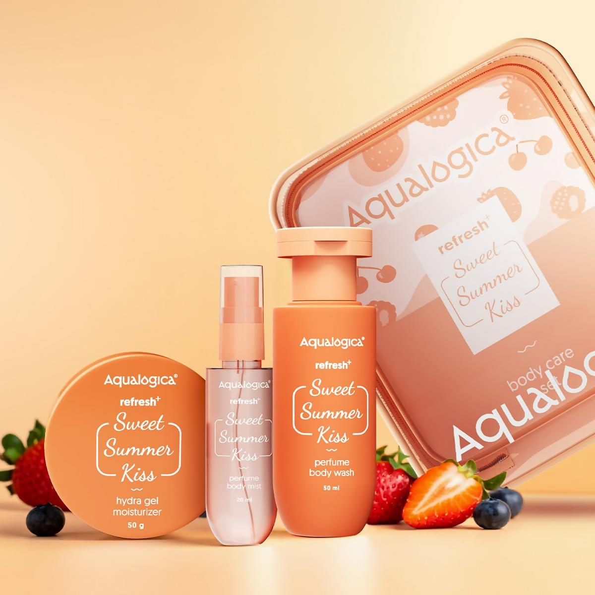 Aqualogica Refresh+ Sweet Summer Kiss Body Care Set Kit