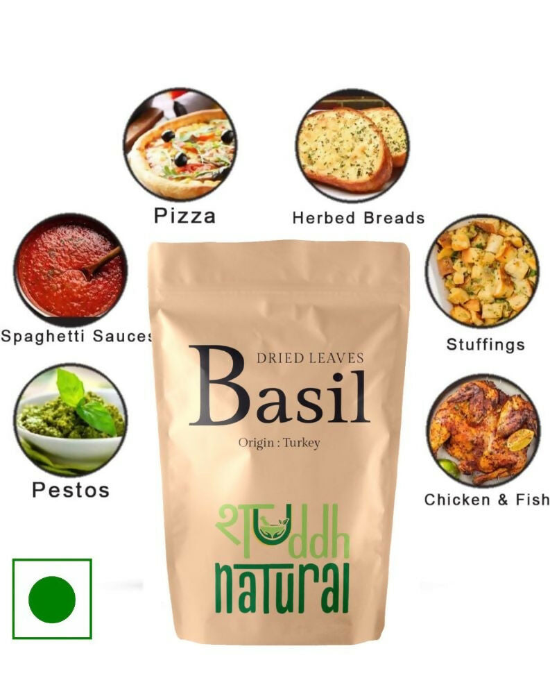Shuddh Natural Premium Freeze Dried Culinary Turkish Basil - Distacart