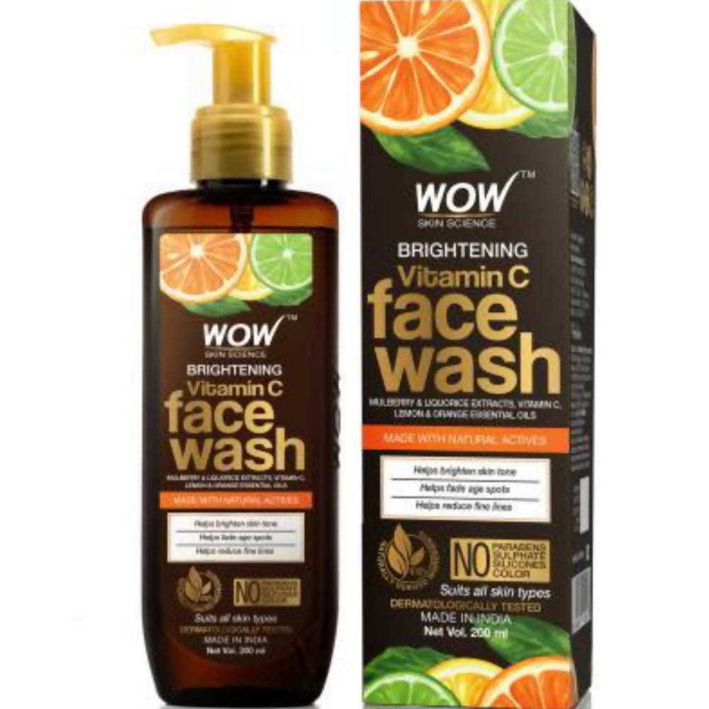 Wow Skin Science Brightening Vitamin C Face Wash - Distacart