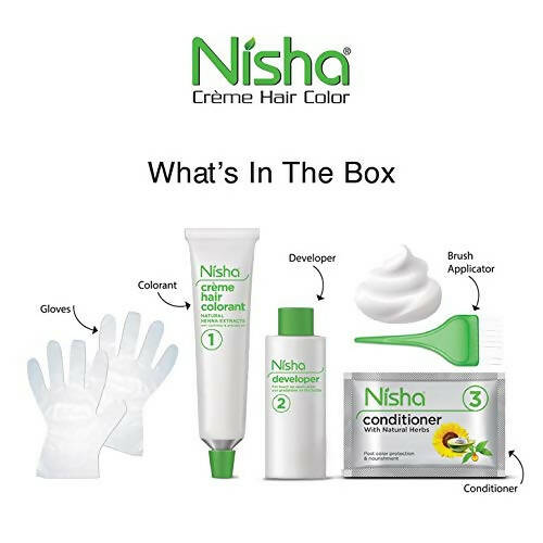 Nisha Creme Hair Color Cherry Red - Distacart