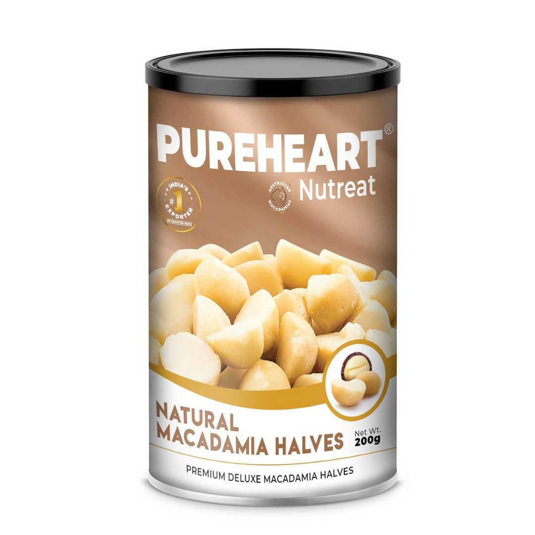 Pureheart Natural Macadamia Halves - Distacart