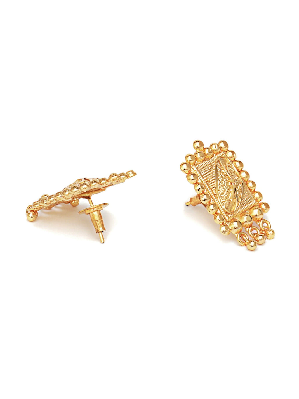 Gold plating jewellery set (Gold) - Ruby Raang