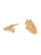 Gold plating jewellery set (Gold) - Ruby Raang