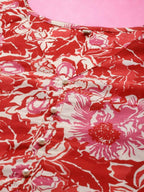 Ahalyaa Women's Traditional wear Tunic - Red