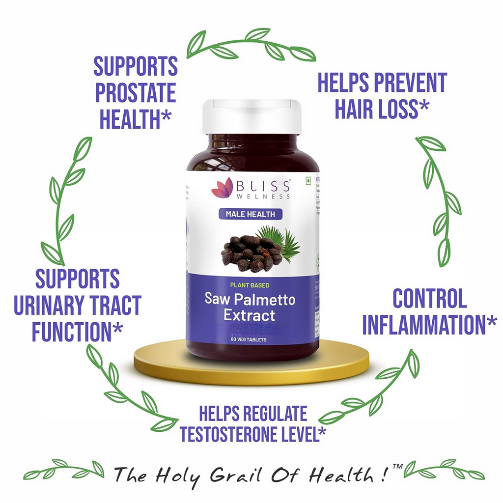 Bliss Welness Saw Palmetto Extract Tablets - Distacart