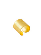 NVR Women Gold-Polished Adjustable Finger Ring