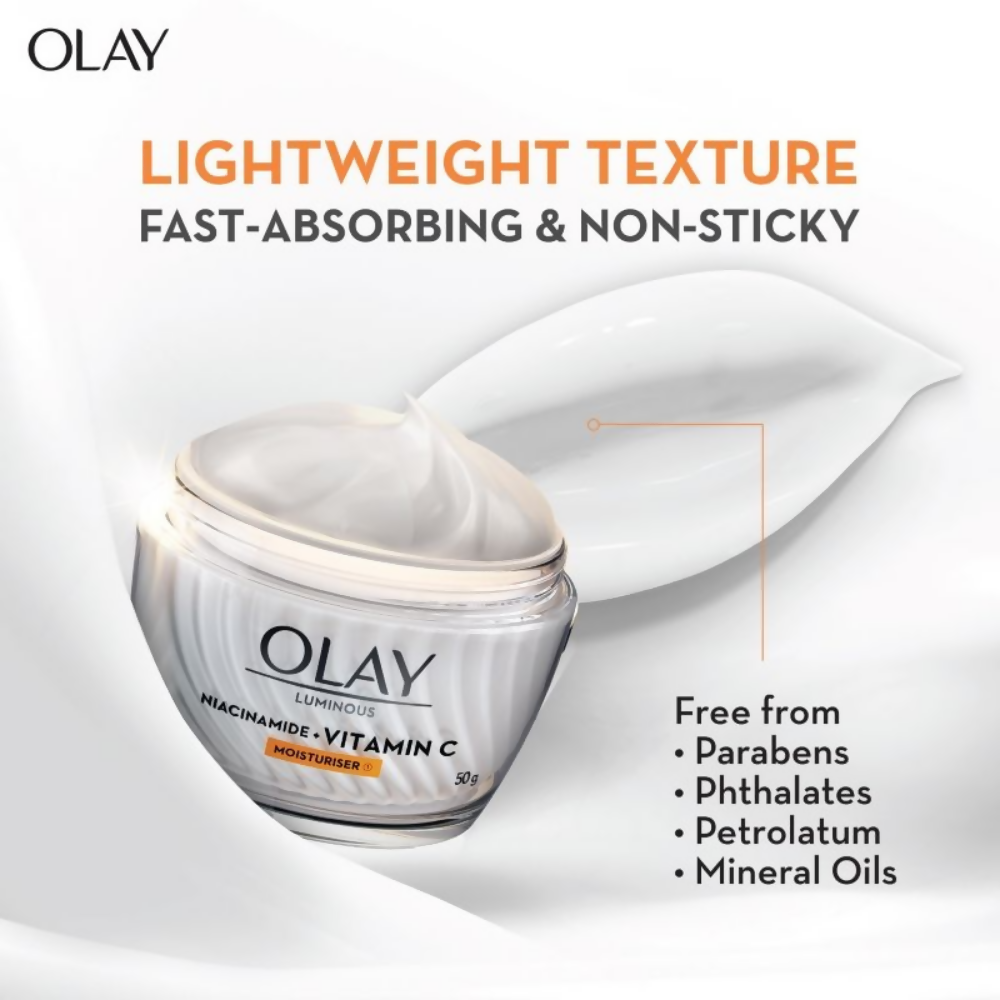 Olay Vitamin C Kit For 2x Glow - Cream With Free Cleanser
