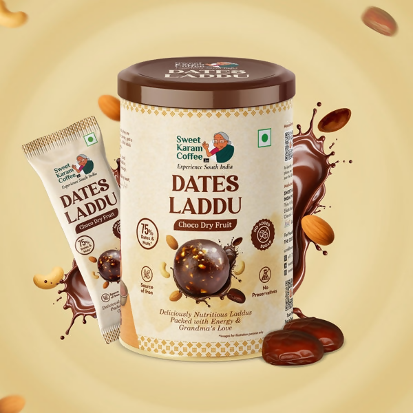 Sweet Karam Coffee Dates Laddu (Choco Dry Fruit) - Distacart