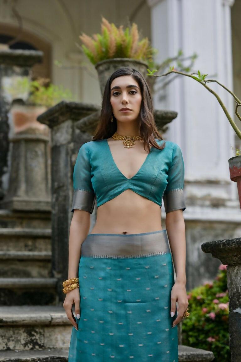 Rama Kalyani Silk Woven Design Saree - Priyalaxmi