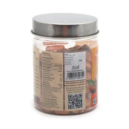 Truefarm Organic Roasted Almonds - Distacart