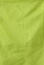 Mominos Fashion Moeza Parrot Green Bhagalpuri Handloom Silk Linen Saree with unstitched Blouse piece - Distacart