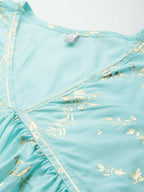 Ahalyaa Women's Traditional Wear Co-ods - Blue