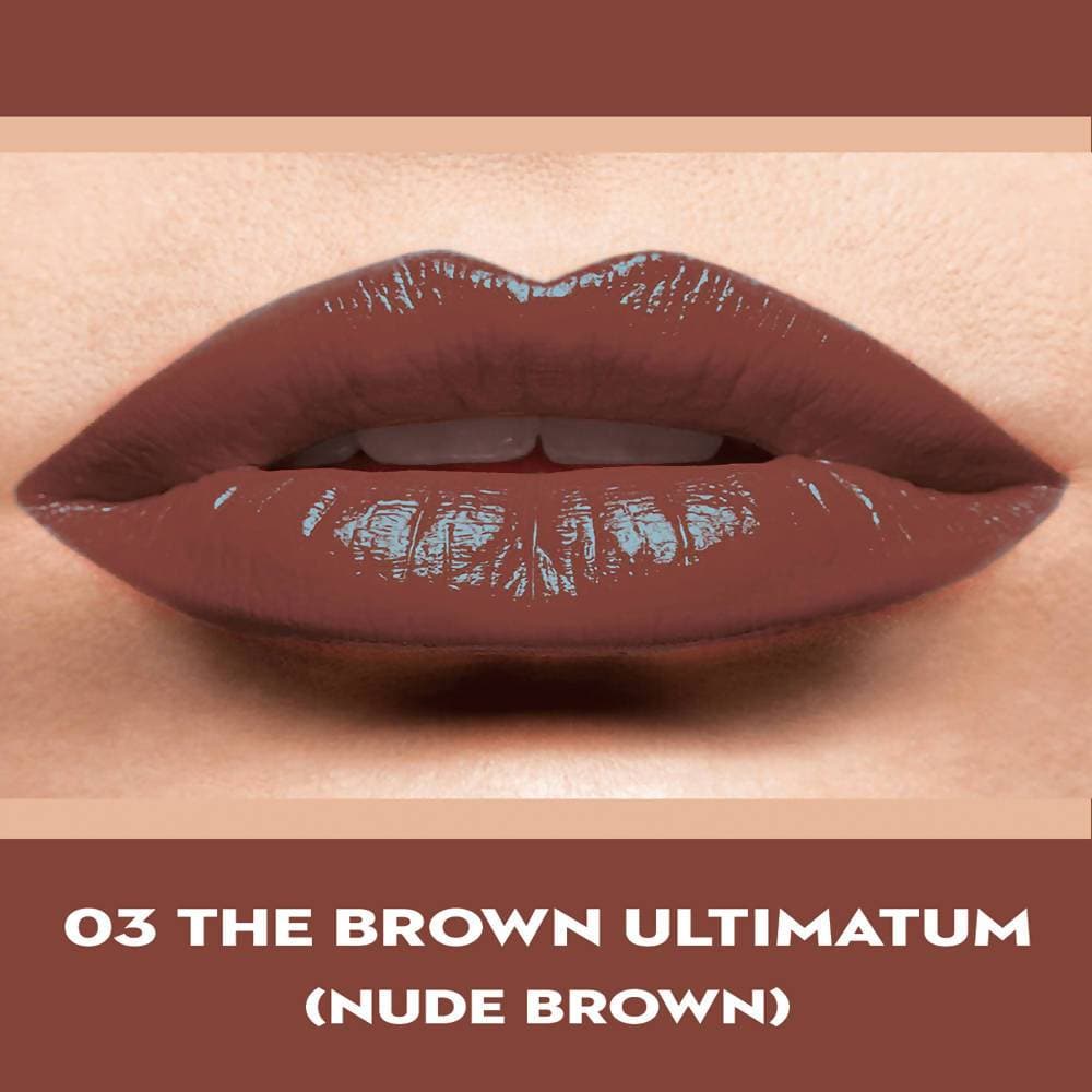 Sugar Never Say Dry Creme Lipstick - The Brown Ultimatum (Nude Brown)
