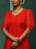 Sangria Printed Kurta & Trouser With Dupatta